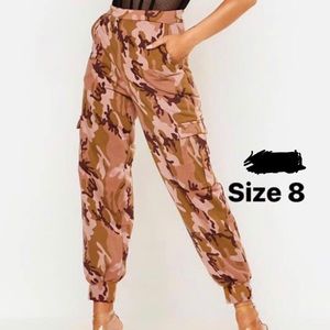 Boohoo army cargo sweats